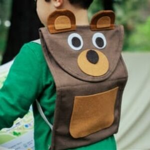 Koala Crate Kid's Brown Bear Backpack